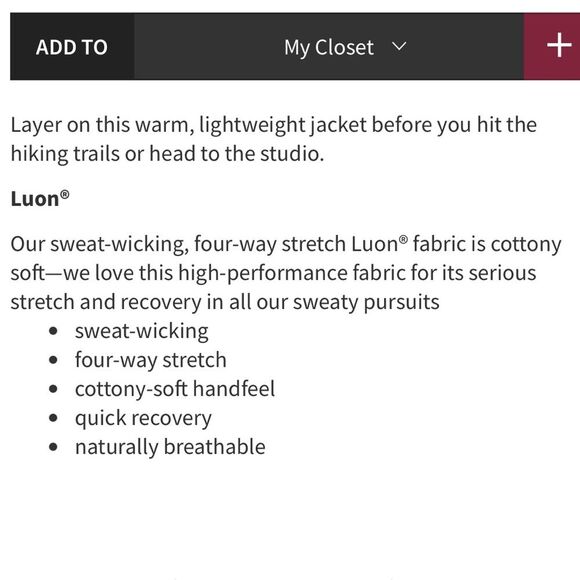 Lululemon Daily Practice Rio Mist Gray Black Zip Up Jacket - Womens size 10 - Picture 16 of 16